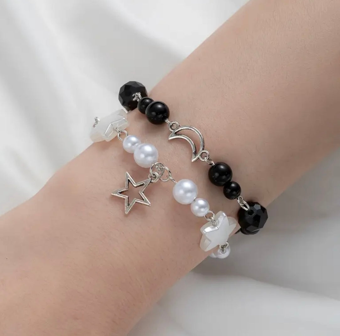 PULSERA PARA COMPARTIR SOL Y LUNA