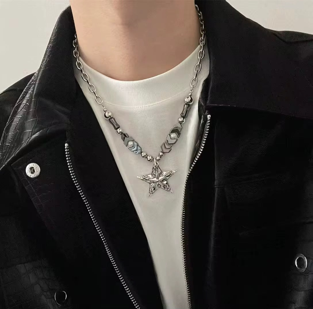 COLLAR ESTRELLA PERLAS