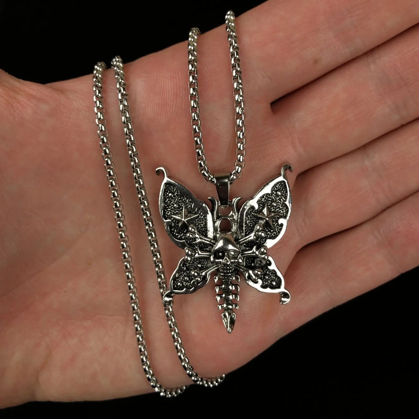 COLLAR MARIPOSA CALAVERA