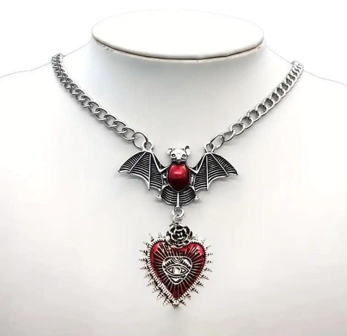 COLLAR MURCIÉLAGO OJO