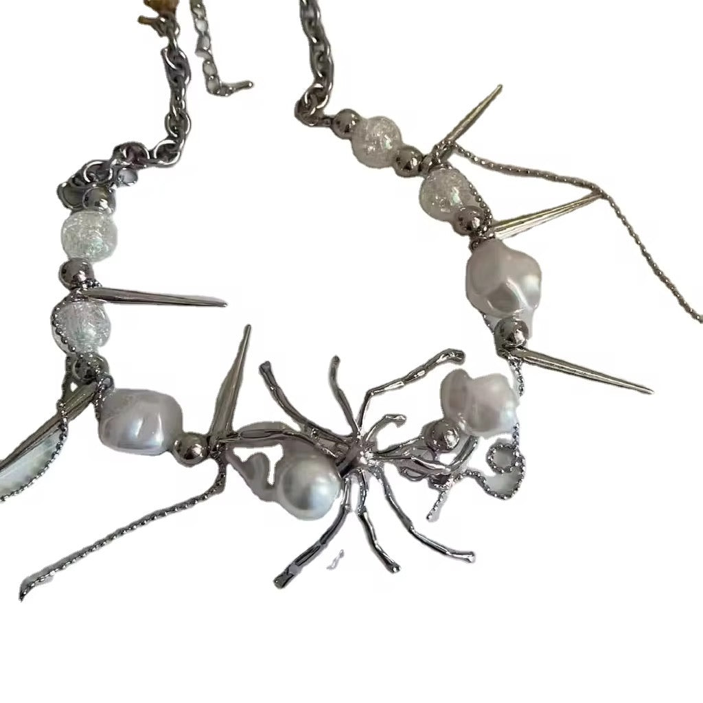 COLLAR ARAÑA PERL