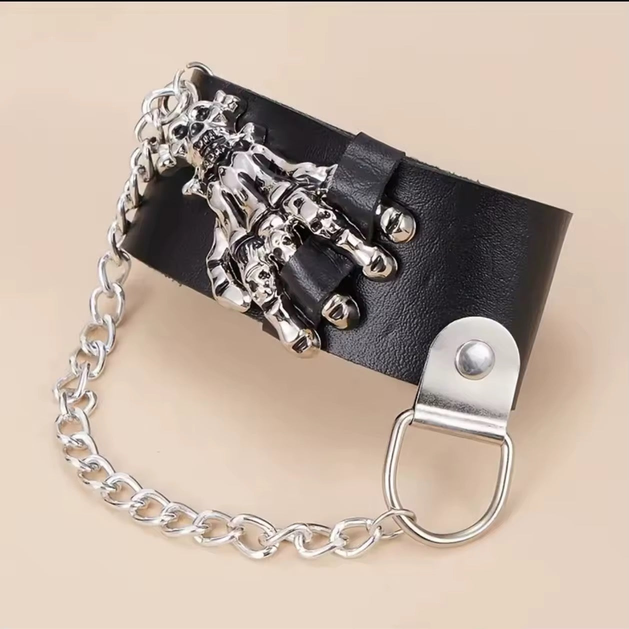 PULSERA MANO CALAVERA