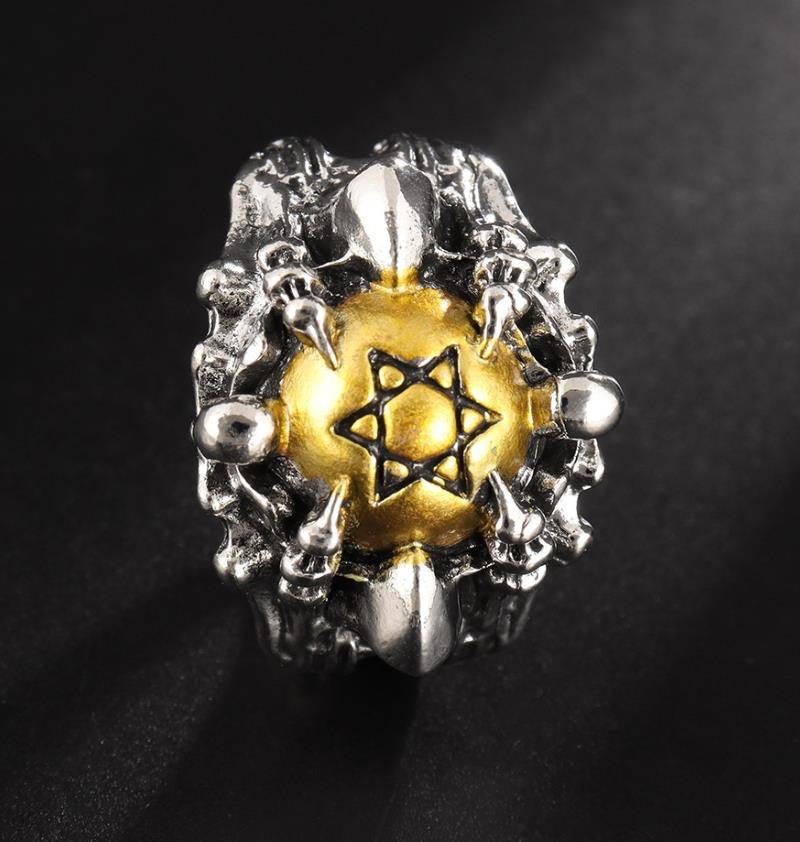ANILLO ESTRELLA DE 6 PUNTAS