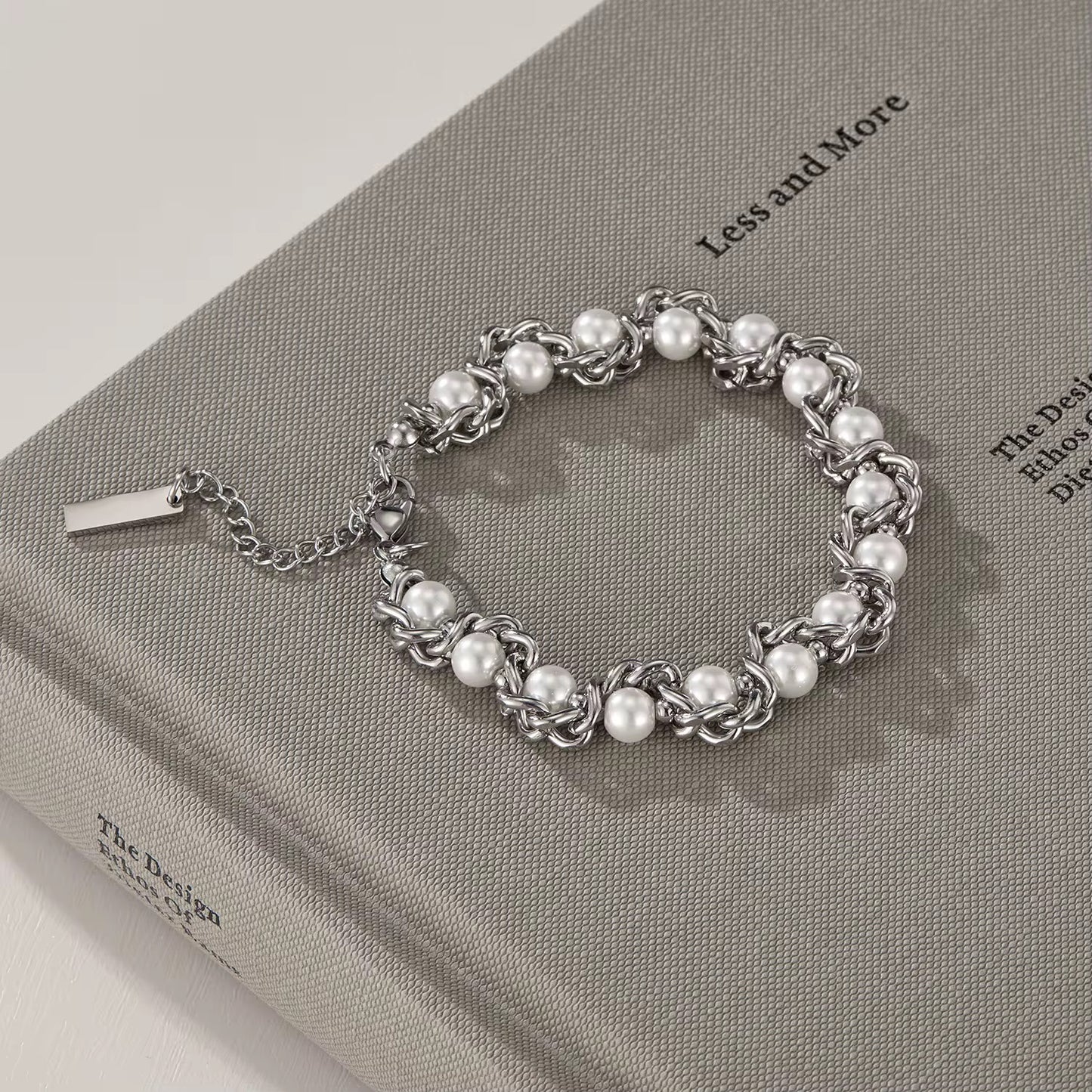 PULSERA PERLAS CADENA