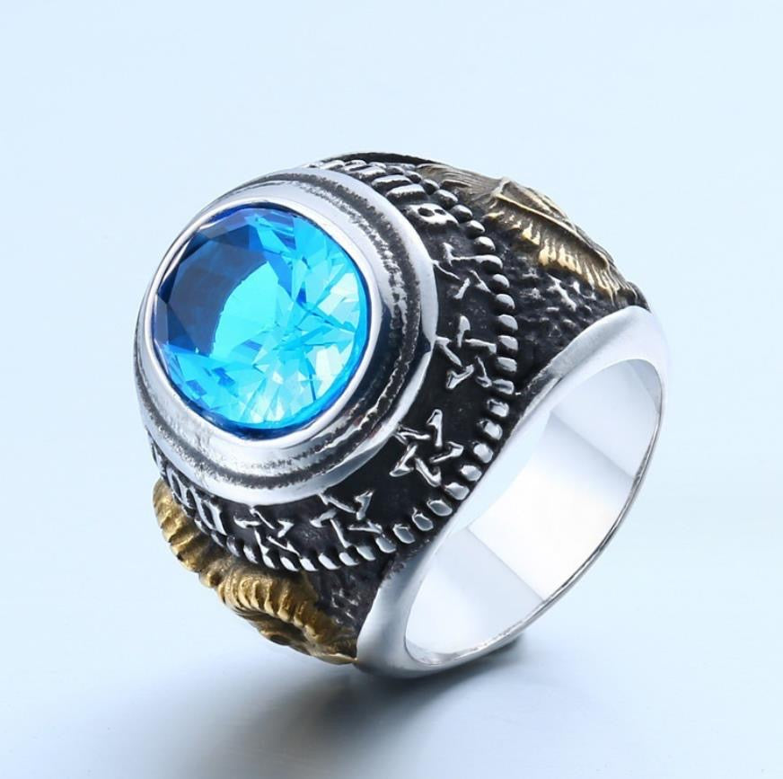 ANILLO PIEDRA AZUL