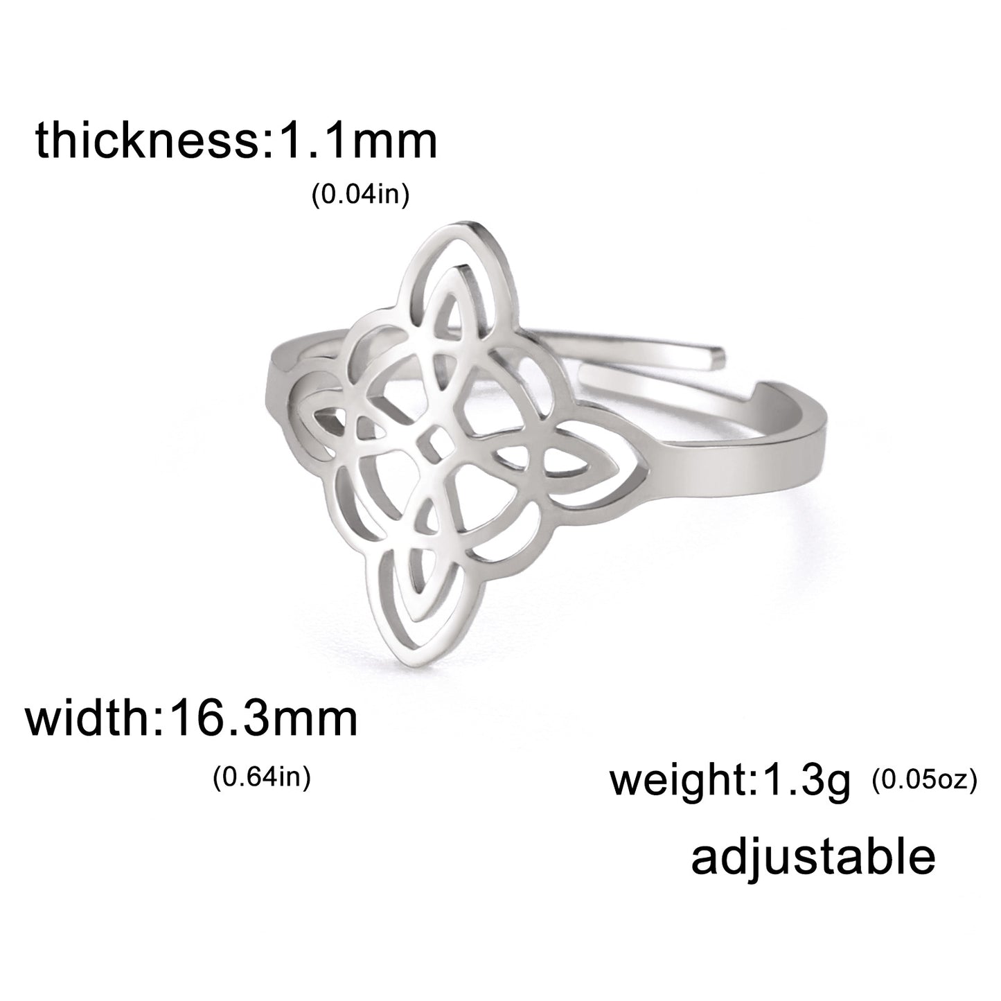 ANILLO NUDO DE BRUJA