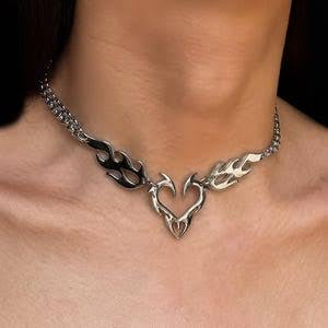 PULSERA CORAZÓN FUEGO