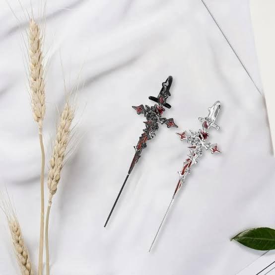 ARETE 1 OREJA CRUZ FLOR