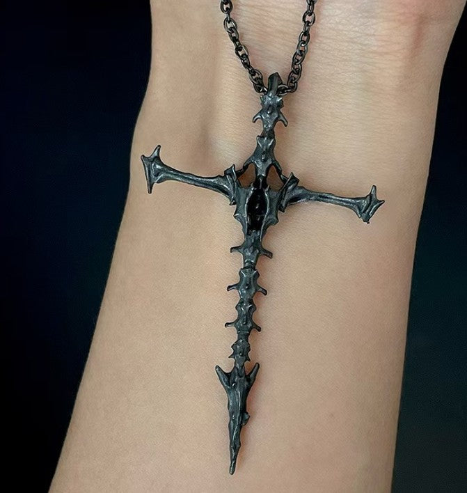 COLLAR CRUZ CALAVERA