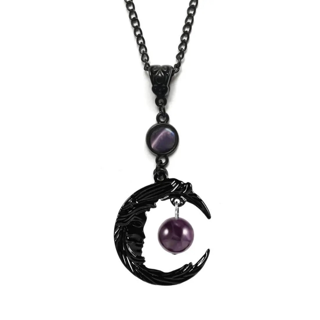 COLLAR LUNA NEGRA