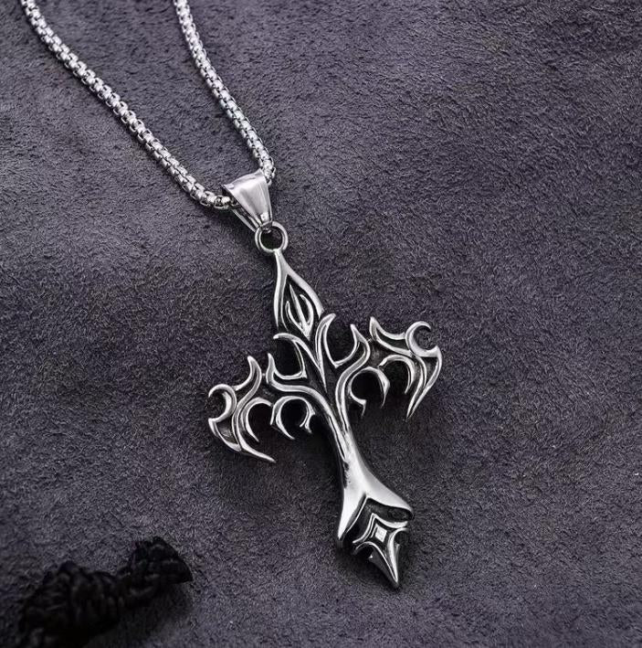 COLLAR CRUZ FUEGO