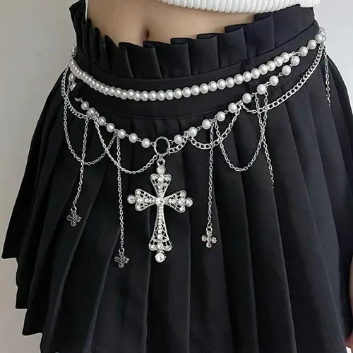 CADENA PARA LA CINTURA CRUZ