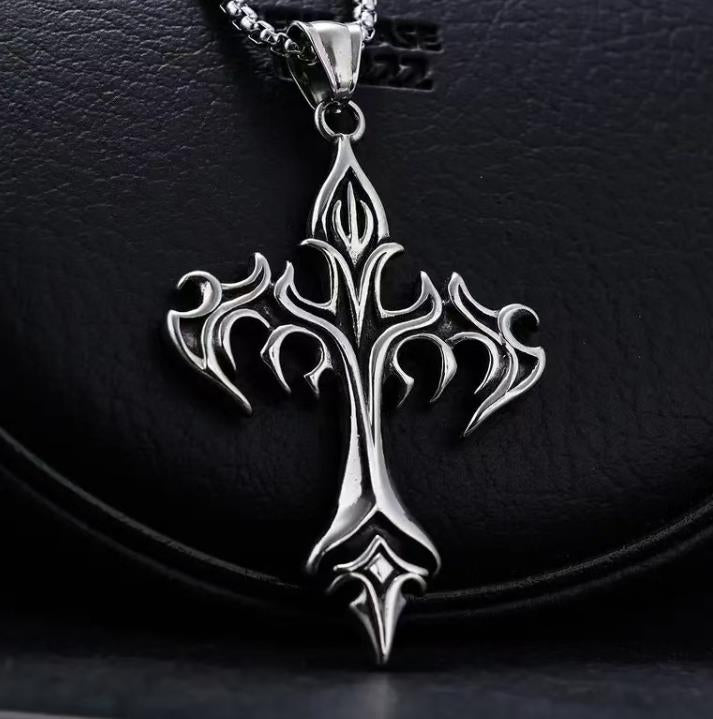 COLLAR CRUZ FUEGO