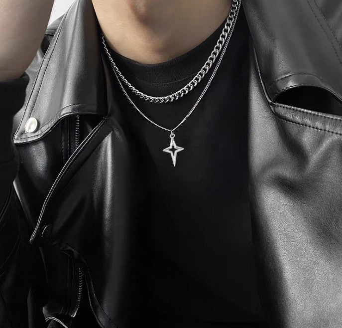 COLLAR DOBLE ESTRELLA