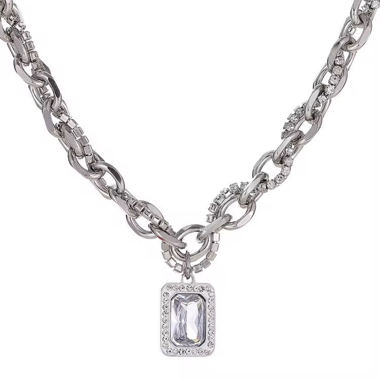 COLLAR CADENA BRILLO