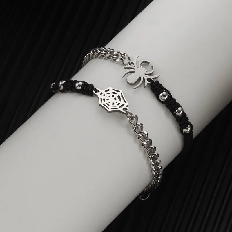 PULSERAS PARA COMPARTIR DE ARAÑA Y TELARAÑA