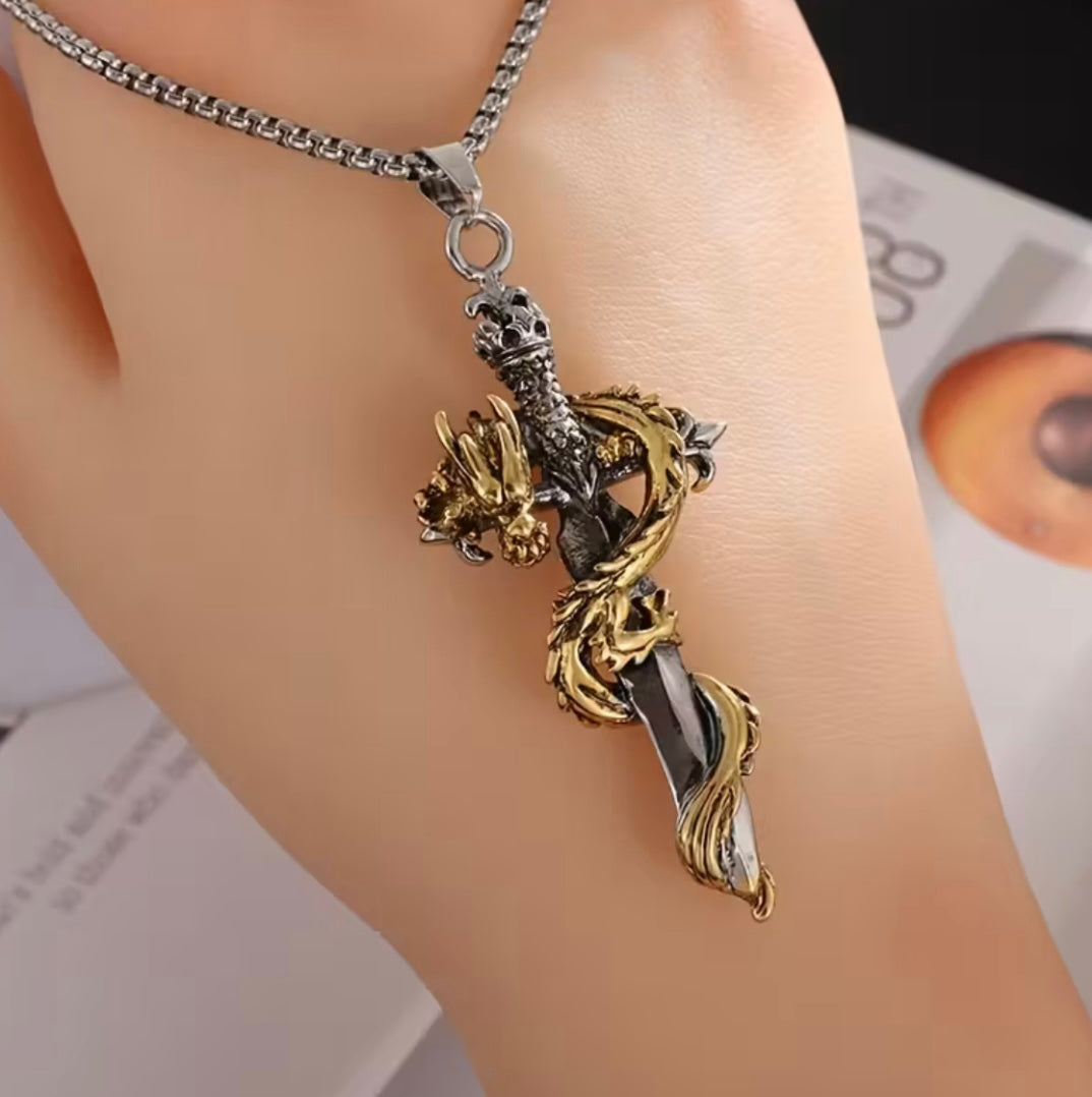 COLLAR ESPADA DRAGÓN