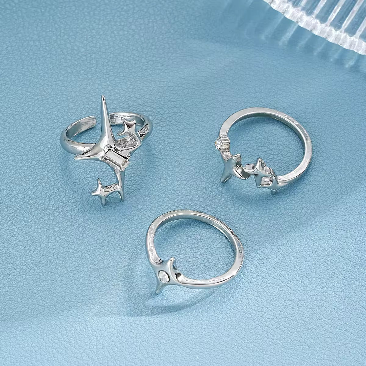 PACK 3 ANILLOS ESTRELLAS