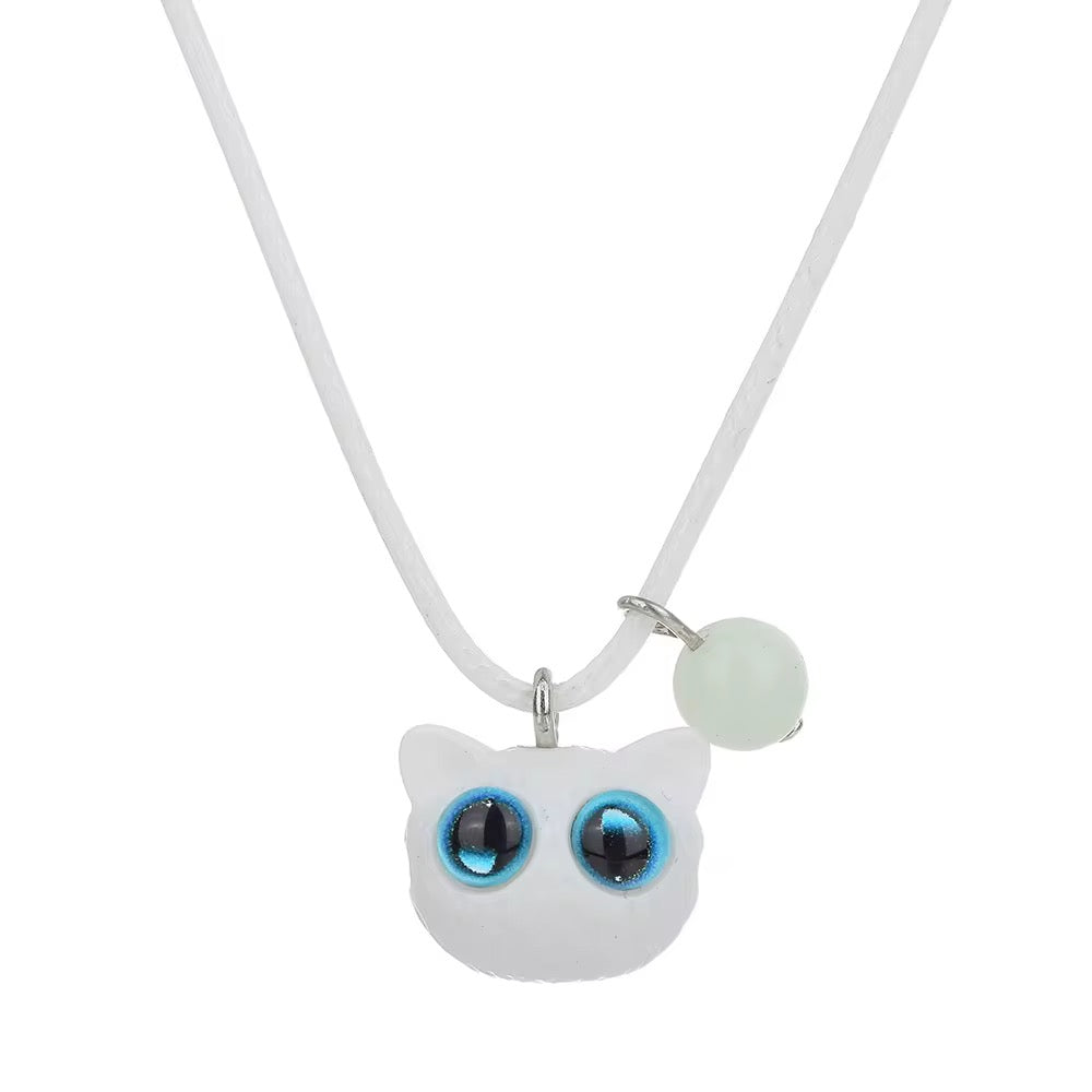 COLLARES DE GATITO BRILLOSO PARA COMPARTIR EN PAREJA