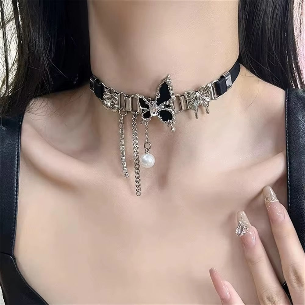 CHOKER MARIPOSA DARK