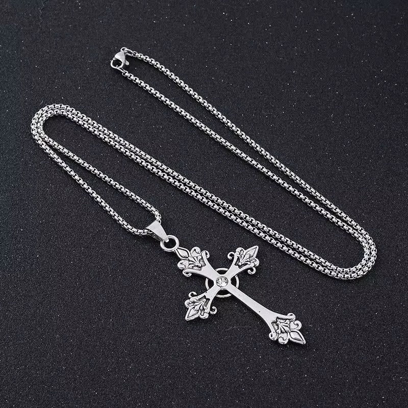 COLLAR CRUZ DIAMANTE