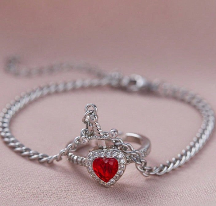 ANILLO Y PULSERA ESPADA PARA COMPARTIR