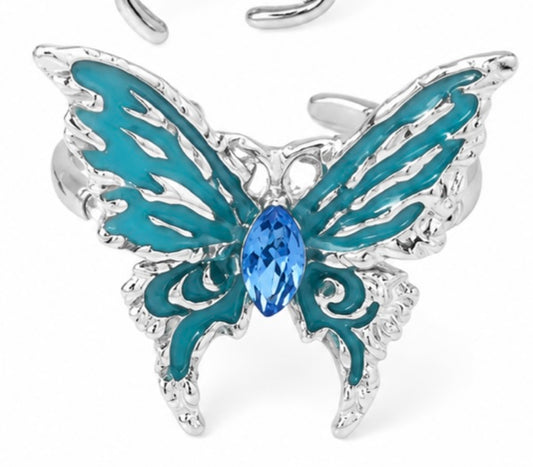 ANILLO MARIPOSA CELESTE