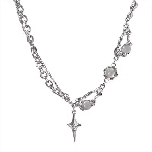 COLLAR ESTRELLA PERLAS