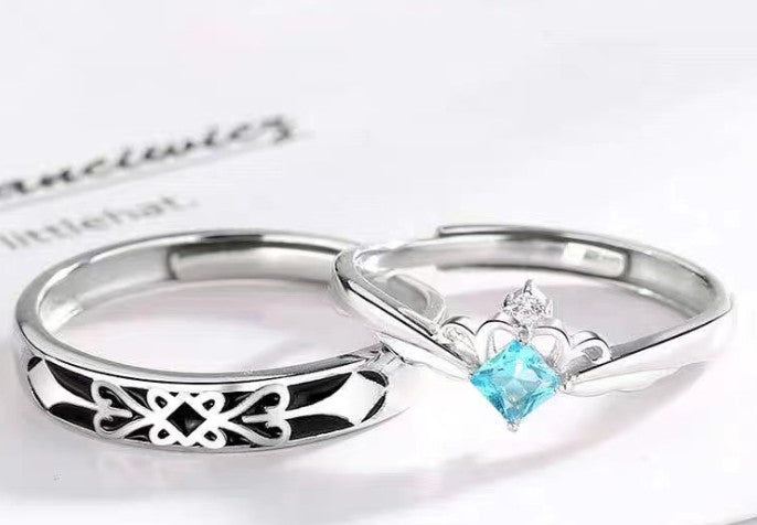 ANILLOS PARA COMPARTIR PERLA CELESTE