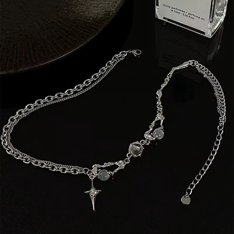 COLLAR ESTRELLA PERLAS