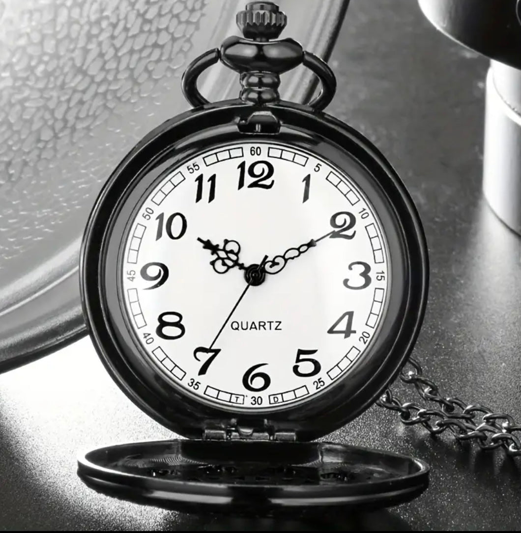 COLLAR DE RELOJ NEGRO