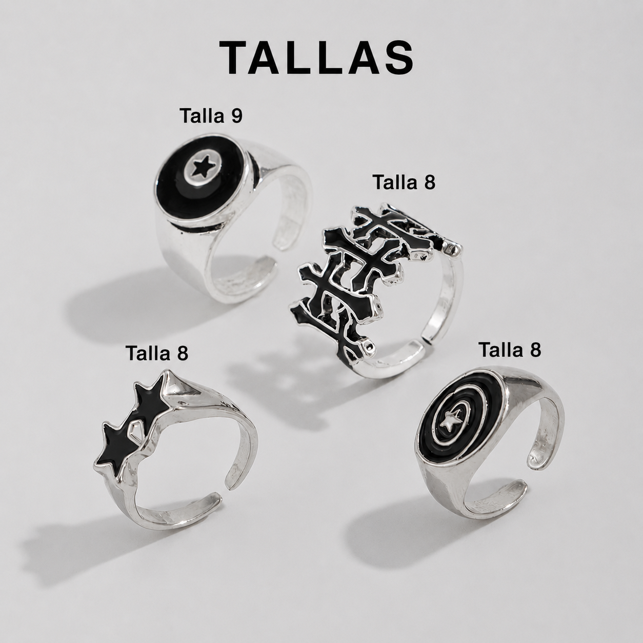 PACK 4 ANILLOS NOCTIS