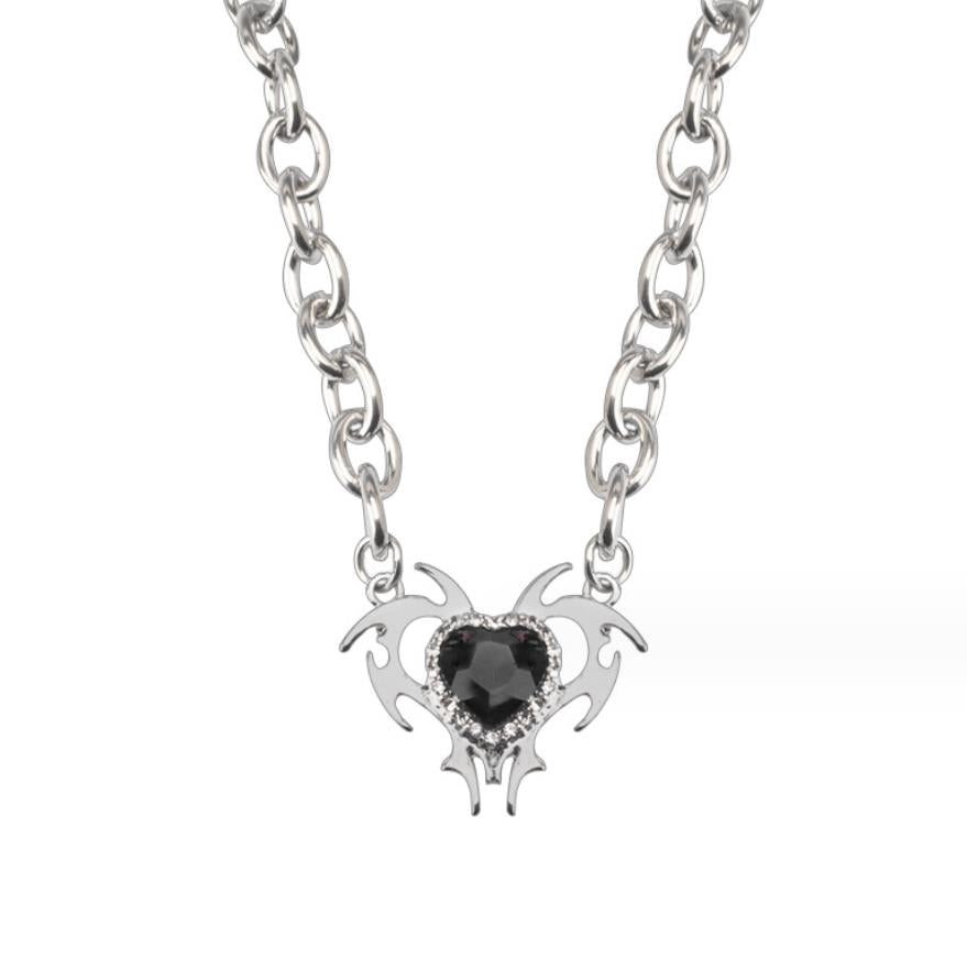COLLAR CORAZÓN ALAS