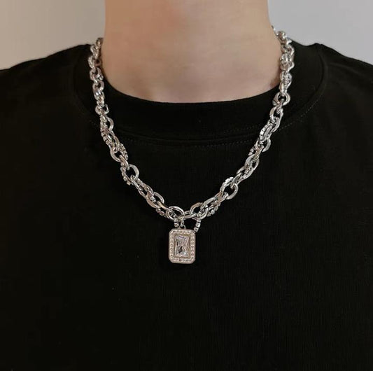 COLLAR CADENA BRILLO