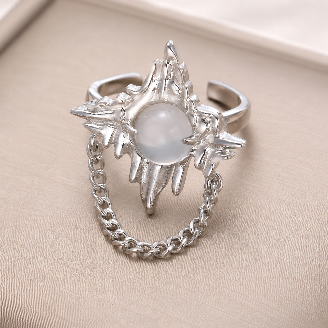 ANILLO PERLA CADENA