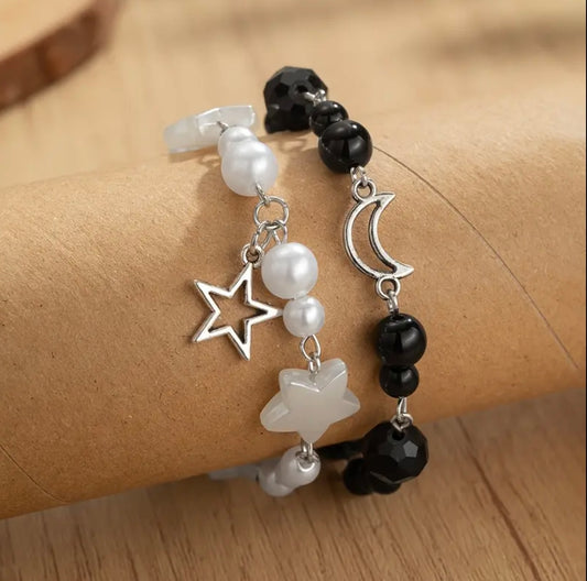 PULSERA PARA COMPARTIR SOL Y LUNA