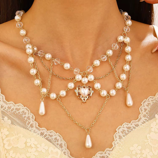 COLLAR FALLEN PEARL