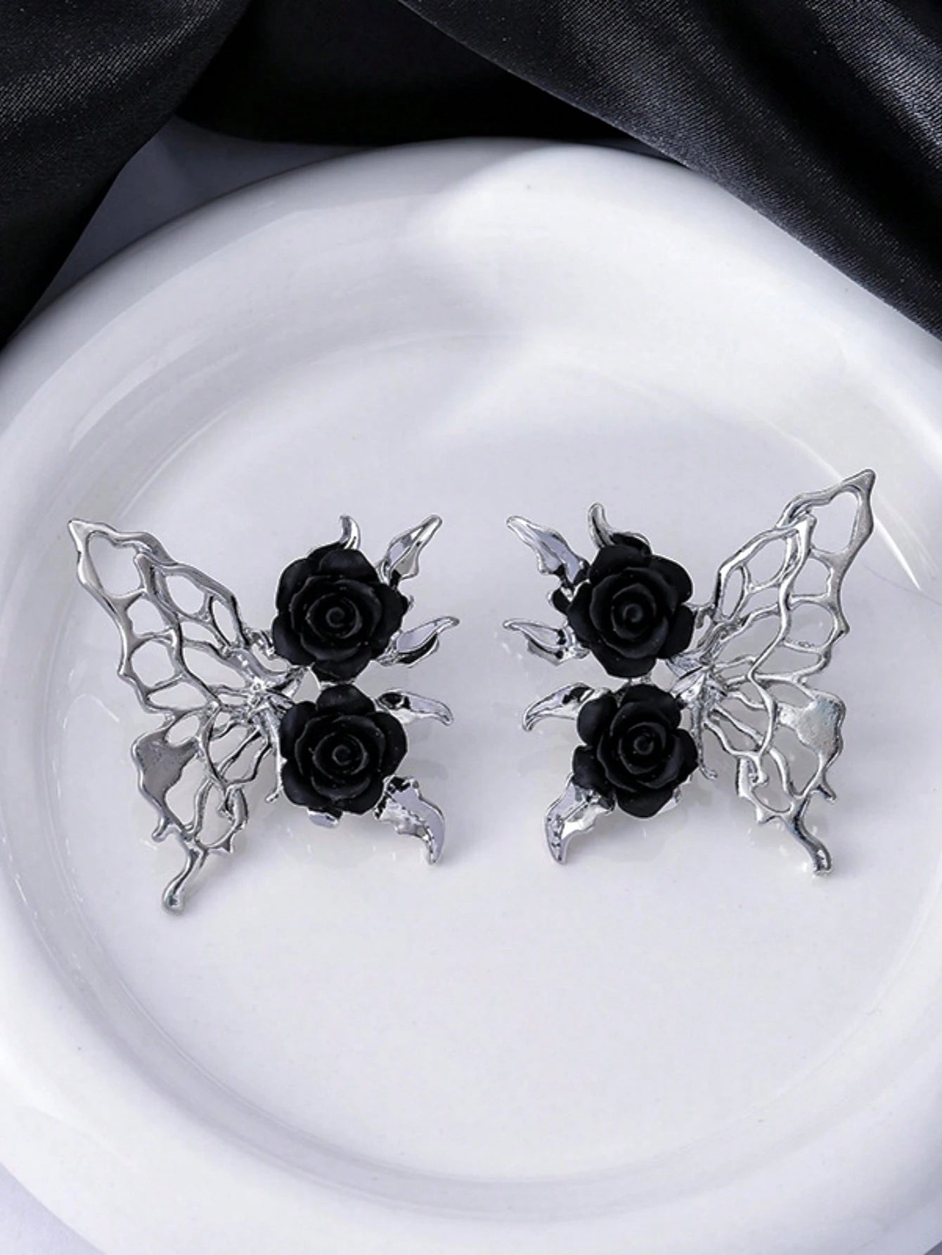 ARETES MARIPOSA ROSA