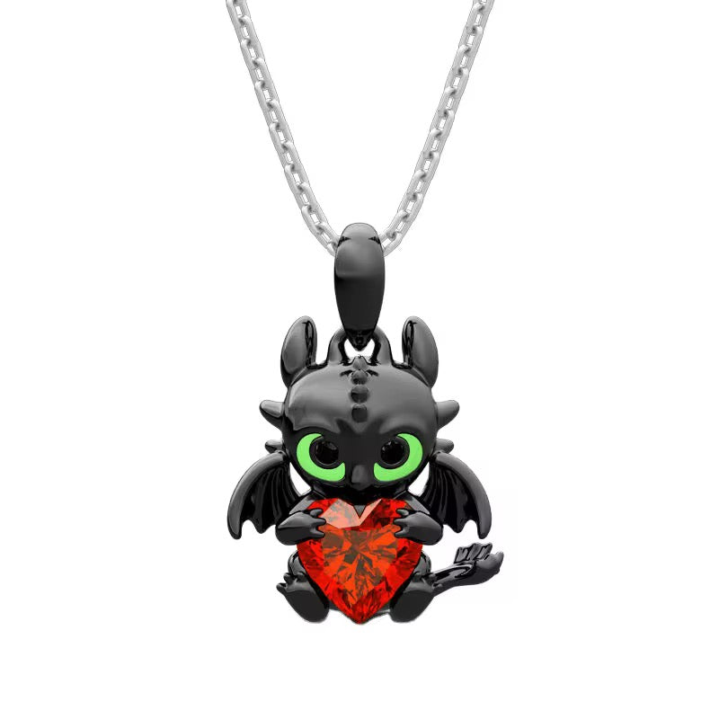 COLLAR DRAGONCITO NEGRO