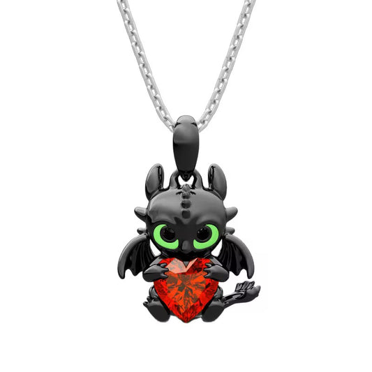 COLLAR DRAGONCITO NEGRO