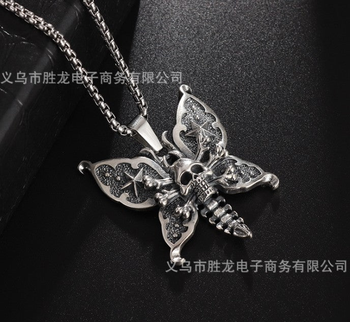 COLLAR MARIPOSA CALAVERA