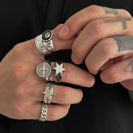 PACK 6 ANILLOS FALLEN STAR