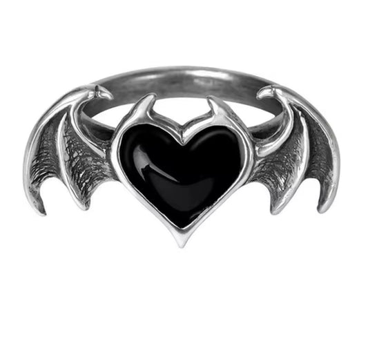 ANILLO CORAZÓN ALAS