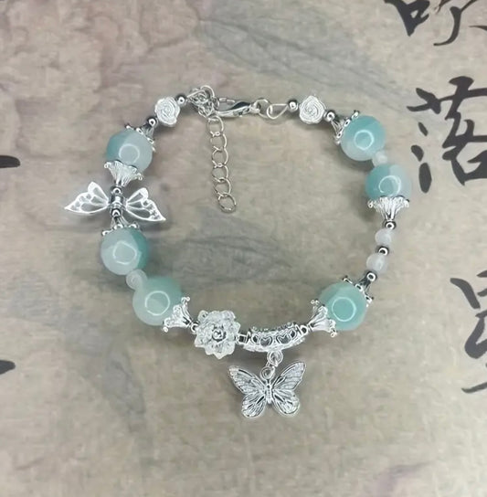 PULSERA MARIPOSA TURQUESA