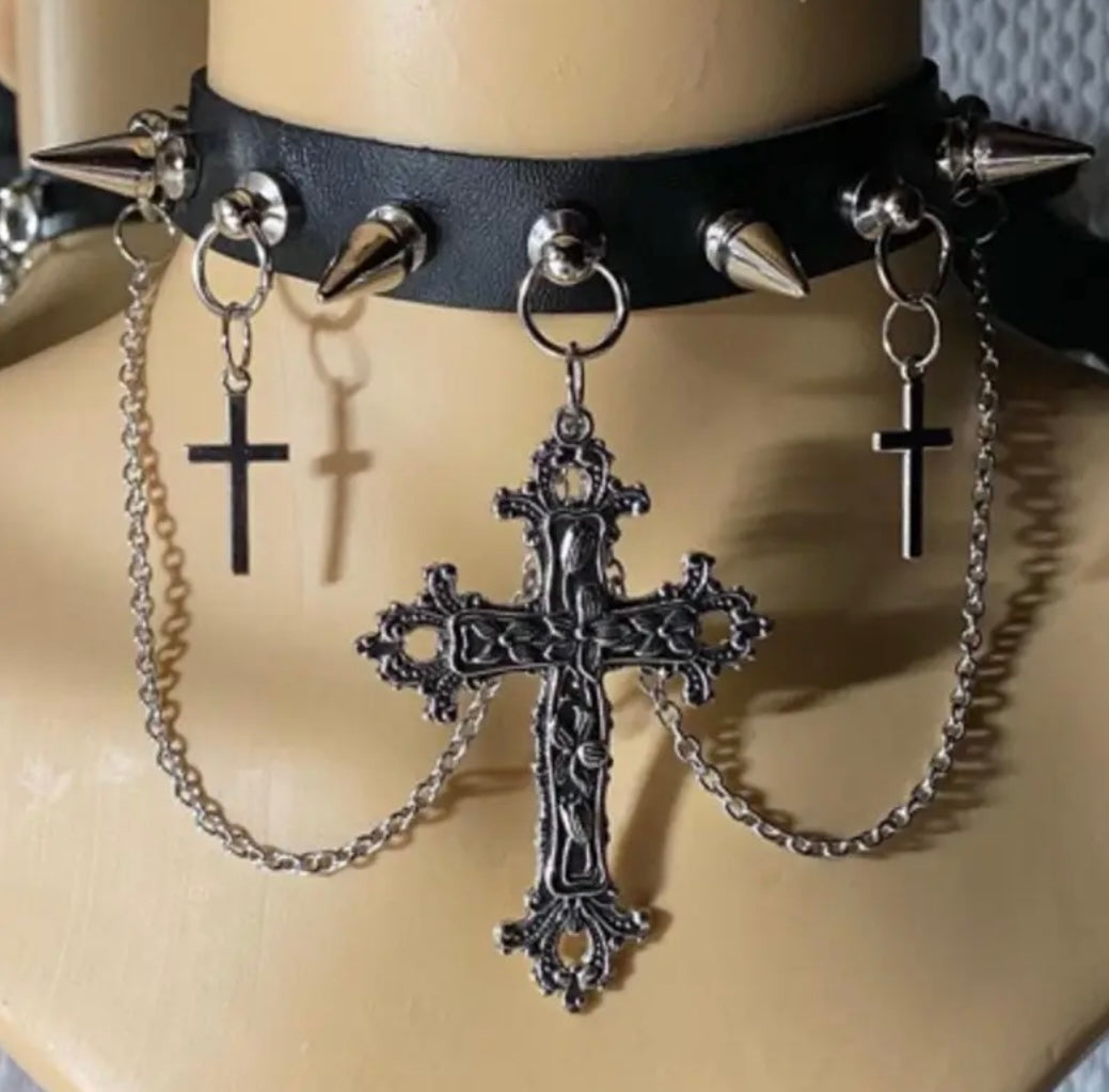 CHOKER PÚAS CRUZ