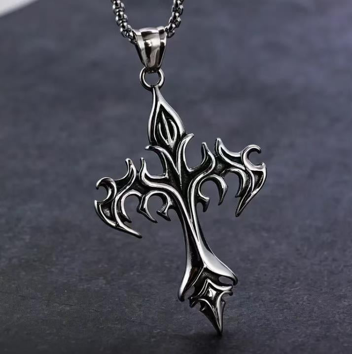 COLLAR CRUZ FUEGO