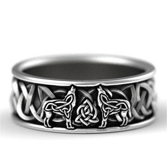 ANILLO DOBLE LOBO