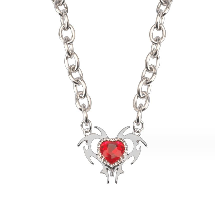 COLLAR CORAZÓN ALAS