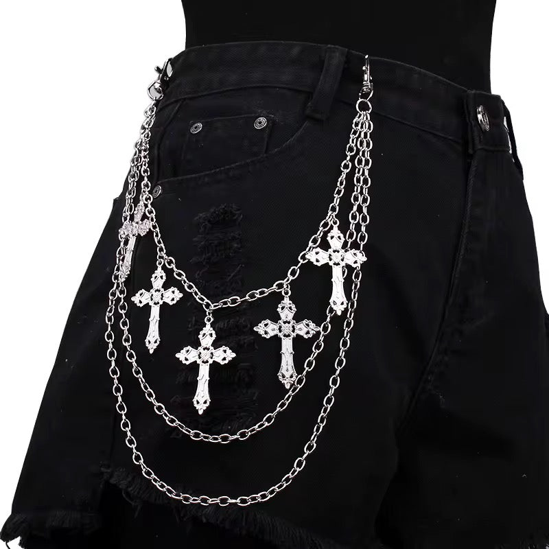 CADENA PARA PANTALÓN CRUCES
