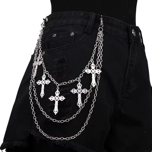 CADENA PARA PANTALÓN CRUCES